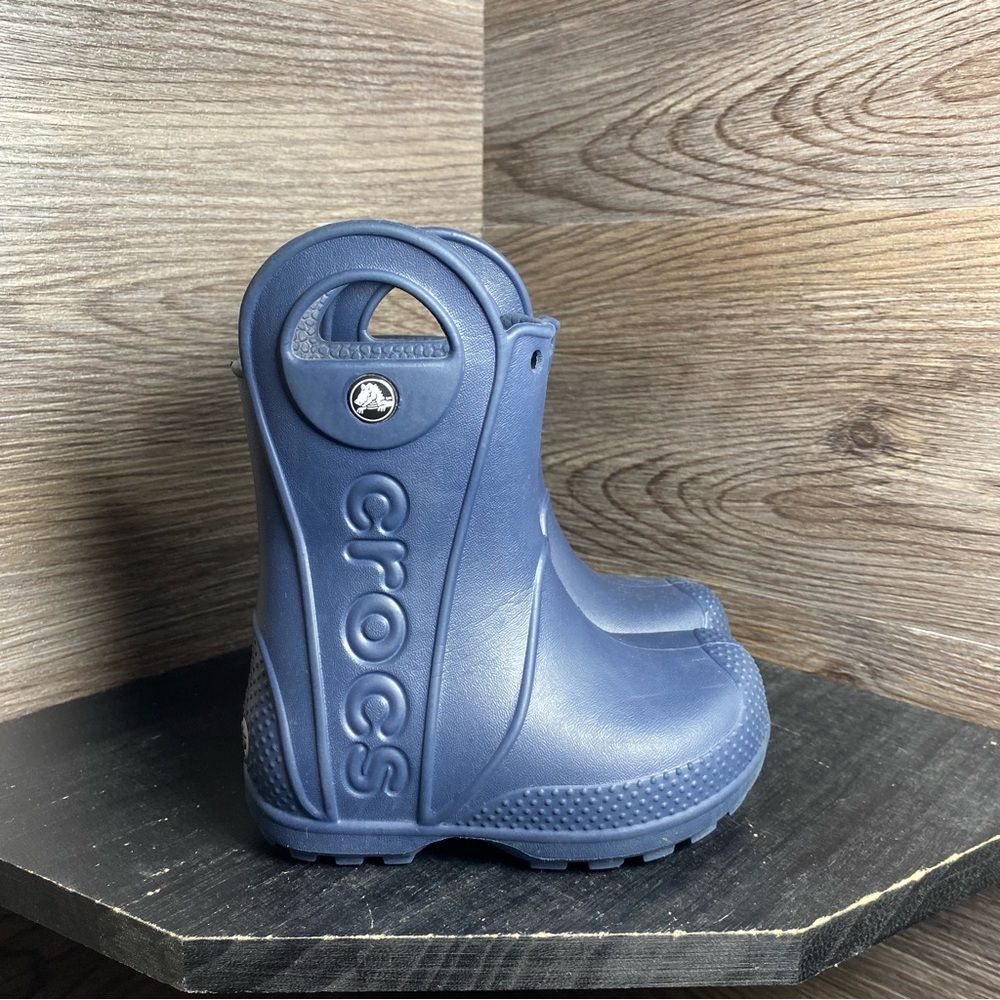 Crocs handle it rain boots blue